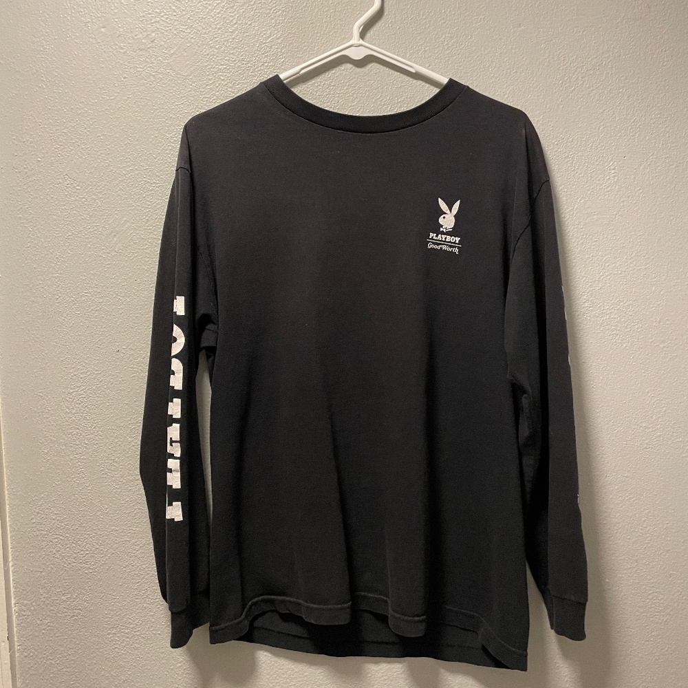 Playboy by PacSun Long-Sleeve T-shirt - Black - Small